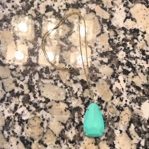 Kendra Scott mint Harlie pendant. Custom